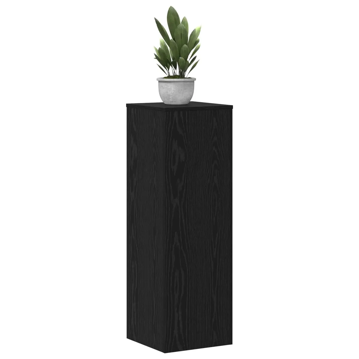 Plant Stand Black 33 x 33 x 100 cm Set of 2 Indoor Outdoor Garden Display