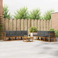 Modern 9 Piece Outdoor Sectional Sofa Set for Your Patio