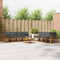 9-Piece Outdoor Sectional Sofa Set for Your Enjoyment