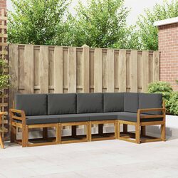 Compact and Stylish 5 Piece Outdoor Sofa Set