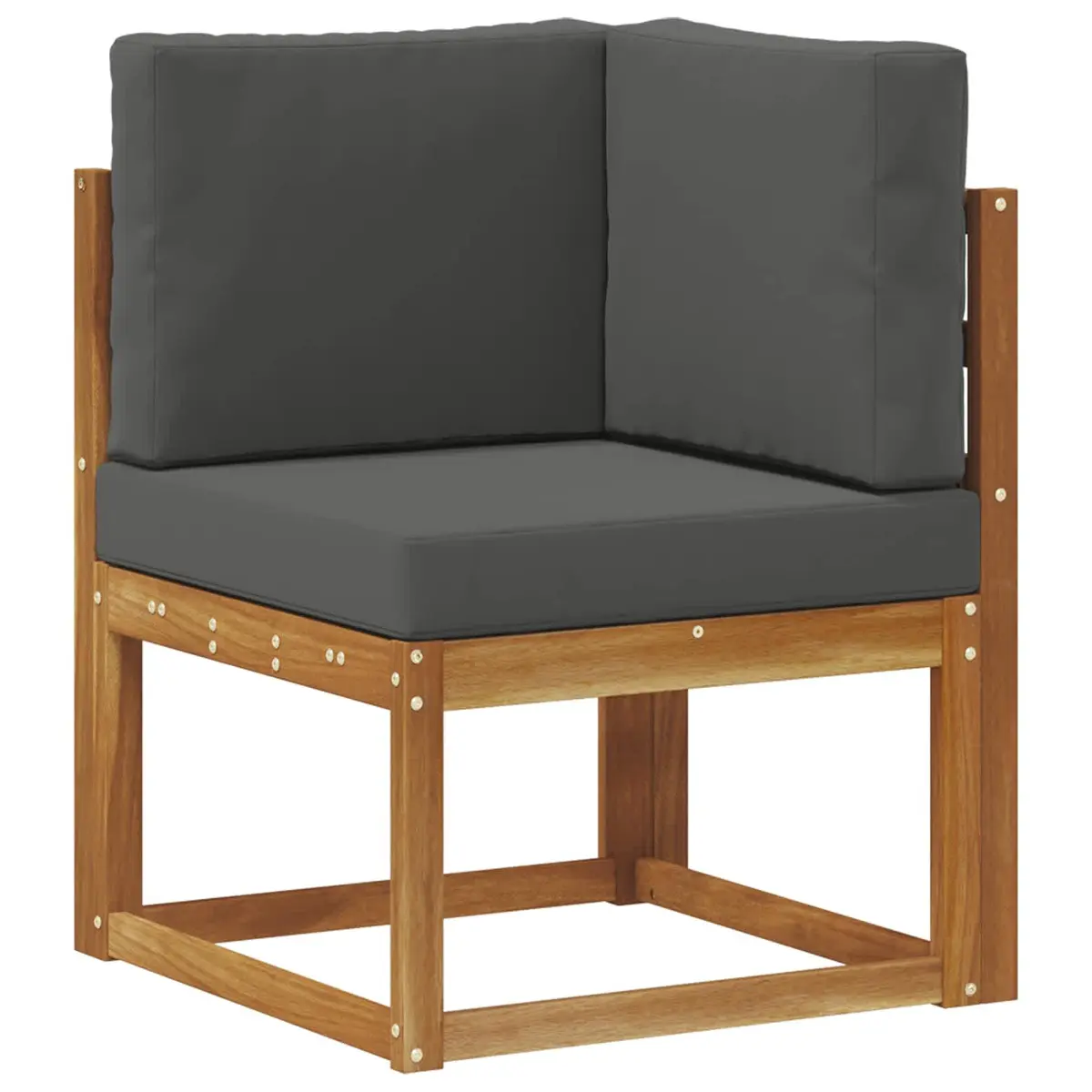 Outdoor Sectional Sofa Set 7pc Garden Patio Furniture with Cushions Brown