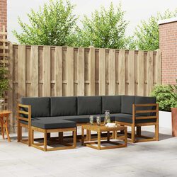 7 Piece Outdoor Sofa Set with Modular Design