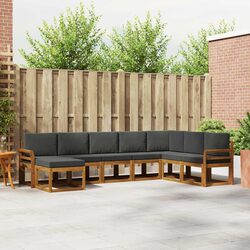 Your Ideal Outdoor Sofa Set: 8-Piece Modular Design