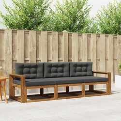 3-Piece Outdoor Sofa Set with Modular Configuration
