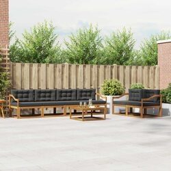 Confidently Stylish 7 Piece Outdoor Sectional Set