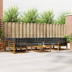 8-Piece Outdoor Modular Sofa Set for Patios