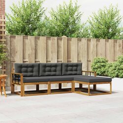 4 Piece Outdoor Sectional Sofa Set