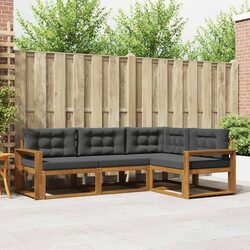 Compact 4-Piece Outdoor Sofa Set for Your Patio