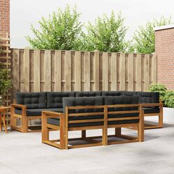 Outdoor Sofa Set 8 Pieces Modular Sectional Lounge Patio Garden Furniture