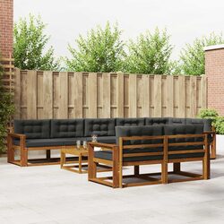 Compact and Functional 9-Piece Outdoor Sofa Set