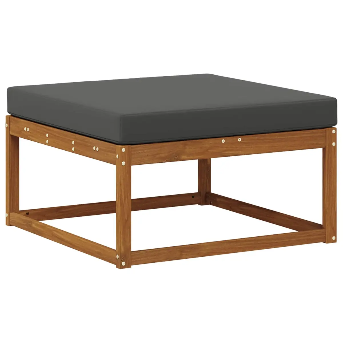 Outdoor Sectional Sofa Set 9 Piece Garden Patio Furniture with Cushions Brown