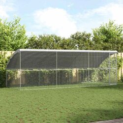 Silver Chicken Cage Set - 3 Pieces for Your Chickens