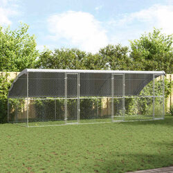 Compact 3-Piece Dog Kennel 6 x 2 x 2 m - Simple Setup