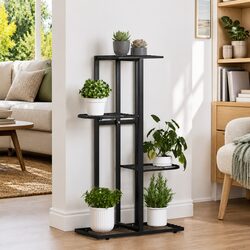 4-Tier Plant Stand for Effective Display