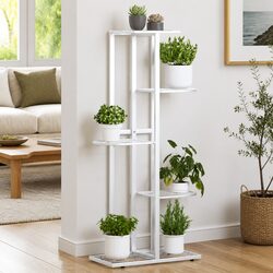 Compact and Durable 5-Tier Metal Plant Stand
