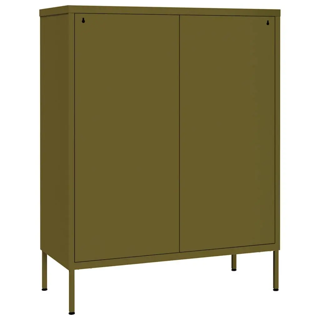 Storage Cabinet Green Steel 6 Drawer Chest Organiser Home Office Furniture