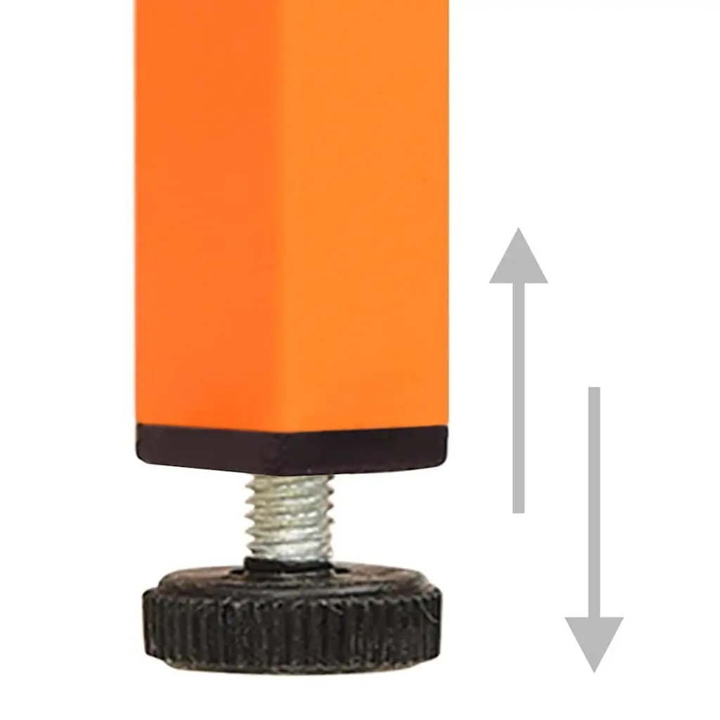 Steel Locker Cabinet Orange 4 Adjustable Shelves Secure Locks
