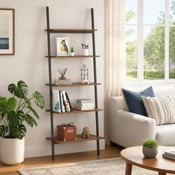 5-Tier Leaning Shelf - Simple and Effective Storage
