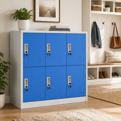 Steel Blue Locker Cabinet for Essential Storage