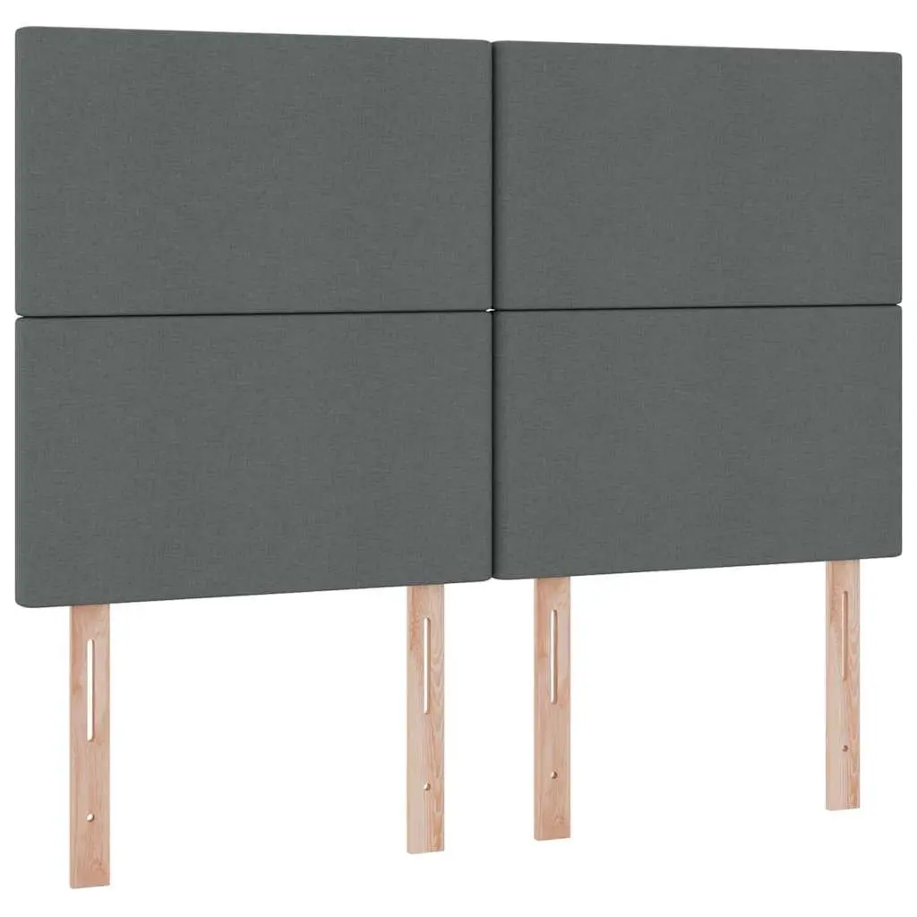 Storage Bed Grey 153 x 203 cm Hydraulic Lift Under-Bed Storage Compartment