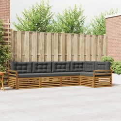 5-Piece Outdoor Sofa Set with Cushions – Perfect for Your Terrace