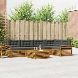 Compact and Stylish 6 Piece Outdoor Sofa Set