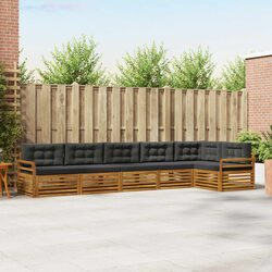 Compact 6 Piece Outdoor Sofa Set for Your Garden