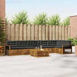 Friendly 7-Piece Outdoor Sofa Set with Cushions for Your Space