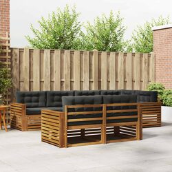 Compact 7-Piece Outdoor Sofa Set: Style and Comfort