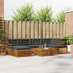 Sleek 7-Piece Outdoor Sofa Set for Your Garden