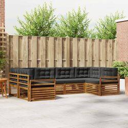 Concise 6 Piece Outdoor Sofa Set - Durable and Stylish