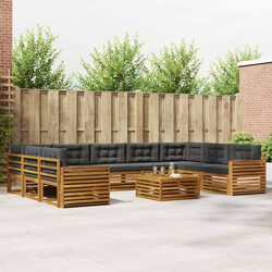 10-Piece Outdoor Sofa Set - Simple and Effective