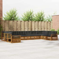 7 Piece Acacia Outdoor Sofa Set for Relaxation and Entertainment