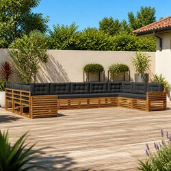 Stylish 6-Piece Sofa Set for Outdoor Spaces