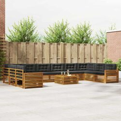 Concise: 11 Piece Outdoor Sofa Set