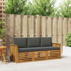 Outdoor Sectional Sofa Set 3 Pieces Garden Patio Furniture Modular Seating