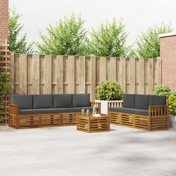 Compact and Stylish 8 Piece Outdoor Sofa Set