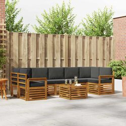 Concise and Stylish 8 Piece Outdoor Sofa Set