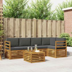 6-Piece Modular Sectional Sofa for Outdoors