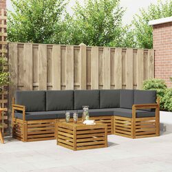 Compact and Durable 6-Piece Outdoor Sofa Set