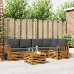 Stylish 6 Piece Sectional Sofa Set for Your Outdoor Lounge