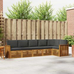 Compact and Stylish 6-Piece Outdoor Sofa Set