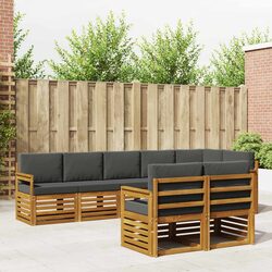 Compact and Chic 8-Piece Outdoor Sofa Set