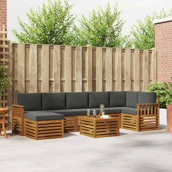 Compact and Stylish 8-Piece Outdoor Sofa Set