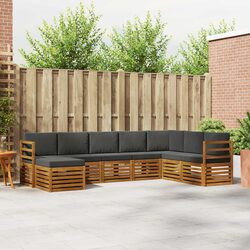 Compact 8-Piece Outdoor Sofa Set for Modern Living