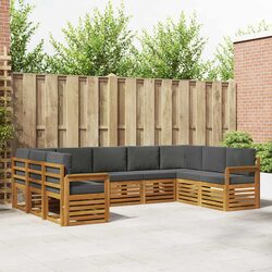 Compact and Stylish 9-Piece Outdoor Sofa Set