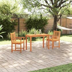 Compact Acacia Wood Garden Dining Set for Cozy Spaces