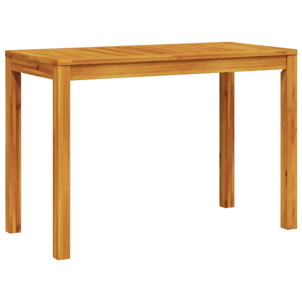 Garden Dining Set 3 Pieces Solid Acacia Wood Brown Outdoor Furniture Table