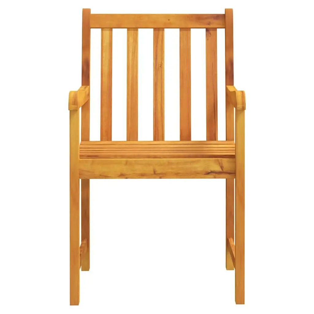 9-Piece Acacia Wood Dining Set for Outdoors