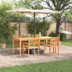 Compact and Durable 7-Piece Outdoor Dining Set